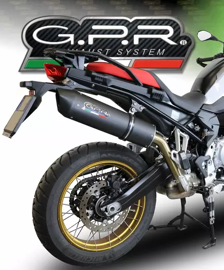 GPR Bmw F 750 Gs 2018/20 e4 EC-Approv. slip-on exhaust Furore Evo4 Nero - Duell MP varaosat ja tarvikkeet - 109202 - 1
