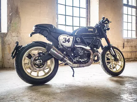 GPR Ducati Scrambler 800 2015/16 EC-Approv. slip-on exhaust Gpe Ann. Poppy - Duell MP varaosat ja tarvikkeet - 110282 - 1