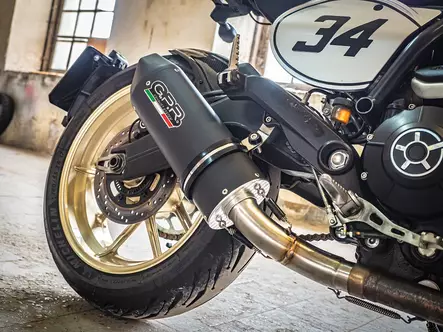 GPR Ducati Scrambler 800 2017/20 e4 EC-Approv. slip-on exhaust catalized Furore - Duell MP varaosat ja tarvikkeet - 109582 - 1