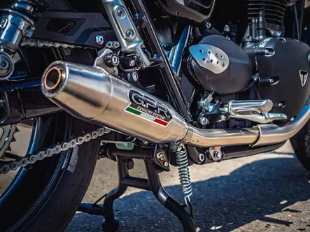 GPR Triumph Street Twin 900 2015/17 Pair EC-Approv. slip-on exhaust Deeptone In - Duell MP varaosat ja tarvikkeet - 105992 - 1