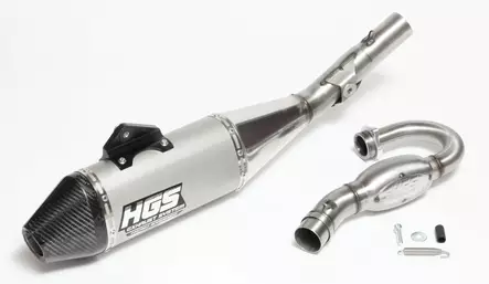 HGS Exhaust system 4T Complete Grey Carbon KX250F 25-.. - Duell MP varaosat ja tarvikkeet - 68792 - 1