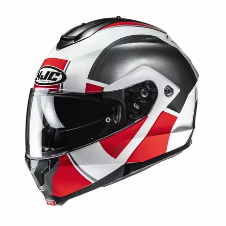 HJC Kypärä C91N Jyn Punainen/Valkoinen/Harmaa MC1 XL - Duell ajovarusteet - 55312 - 1