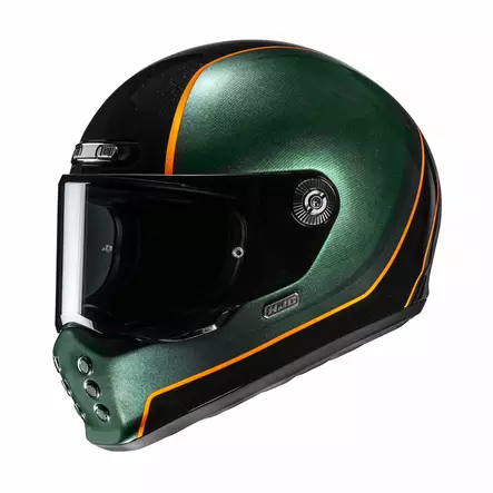 HJC Kypärä V10 Hodu Vihreä/Musta MC47, 2XL - Duell ajovarusteet - 55532 - 1