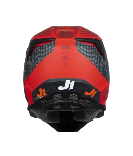 Just1 Kypärä J-22 F Falcon Oranssi/Sininen, L - Duell ajovarusteet - 58712 - 1