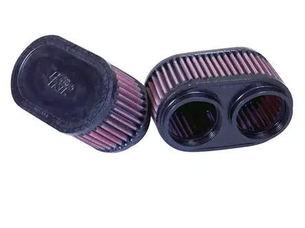 K&N Universal Clamp-On Air Filter 2-3/8"Dual Flg Gsxr Oval (2 Per Box) - Duell MP varaosat ja tarvikkeet - 127462 - 1