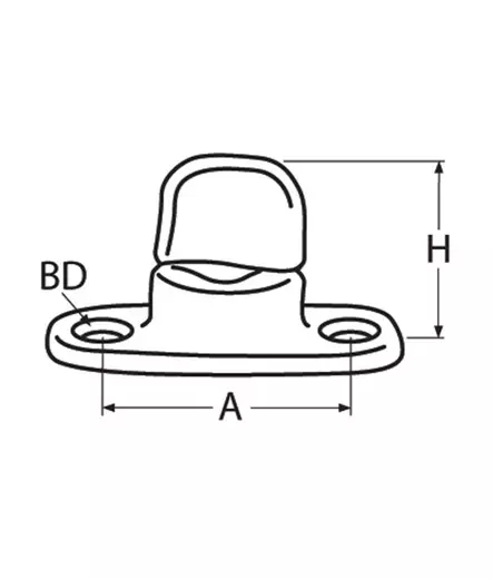 Marinetech Kuomunkiinnike niklattu 17.3mm - Duell venetarvikkeet - 136052 - 1