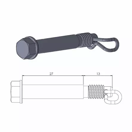 Moto-Master Jarrusatulan sokkatappi SX65 09-22 TC65 17-22 MC65 21-22 - Duell MP varaosat ja tarvikkeet - 120732 - 1