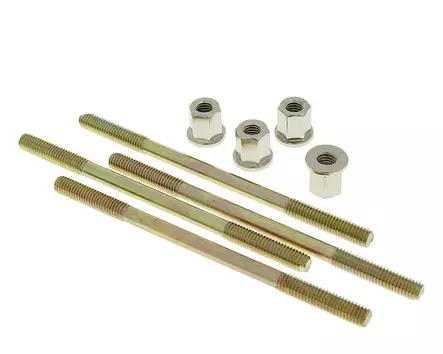 Naraku Sylinterin pinnapulttisarja M6 x 110 mm Piaggio- / Peugeot-skootterit - Duell mopojen varaosat ja tarvikkeet - 140402 - 1