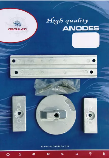 Osculati anodisarja (alu) Mercury Verado 4/Optimax - Duell venetarvikkeet - 4722 - 1