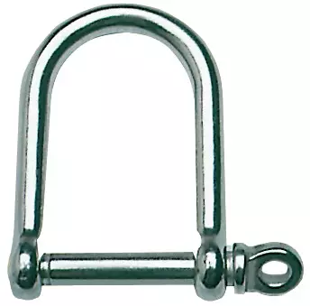 Osculati Wide jaw SS shackle 10 mm - Duell venetarvikkeet - 7392 - 1