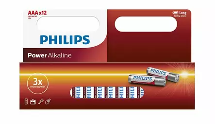 Philips Paristo LR03 / AAA Power Alkaline B12 (12pcs) - Duell muut varaosat ja tarvikkeet - 136862 - 1