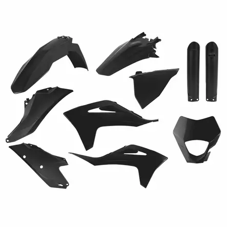 Polisport Full kit enduro Kit EC/ECF/MC/MCF (21-23) Black (1) - Duell MP varaosat ja tarvikkeet - 130052 - 1