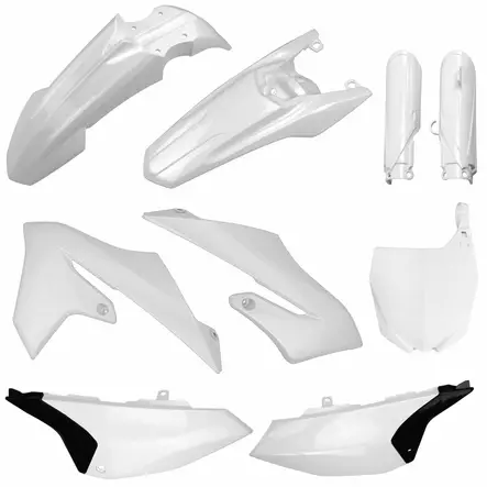 Polisport Plastic kit YZ 65 (19-..) br white (1) - Duell MP varaosat ja tarvikkeet - 129272 - 1