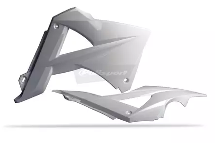Polisport Radiator Scoops GasGas EC/EC-E125/200/250/300/450FSE(10-11) white (6) - Duell MP varaosat ja tarvikkeet - 130592 - 1