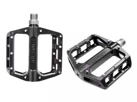 Poljin 9/16" CAVO Flat/BMX alu musta - Duell polkupyörien varaosat ja tarvikkeet - 67692 - 1