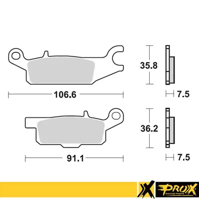 ProX Jarrupalasarja Eteen YFM250R Raptor '08-13 (Left) + YFM700F - Duell MP varaosat ja tarvikkeet - 80242 - 1