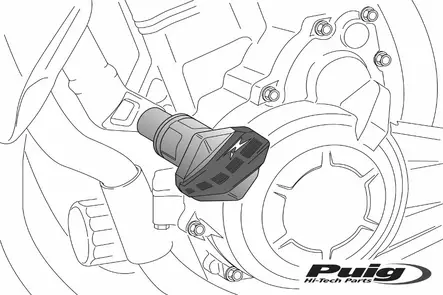 Puig Fork Sliders Honda Cbr600F 11-13'C/Black - Duell MP varaosat ja tarvikkeet - 92172 - 1