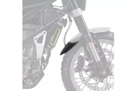 Puig Front Fender Extension Husqvarna Svartpilen/Vitpi - Duell MP varaosat ja tarvikkeet - 94572 - 1