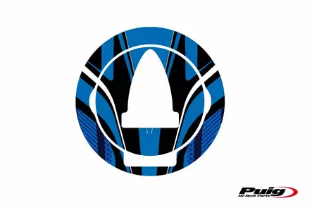 Puig Fuel Cap Cover Radical Aprilia C/Blue - Duell MP varaosat ja tarvikkeet - 93062 - 1