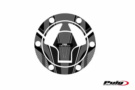 Puig Fuel Cap Cover Radical Kawasaki C/Grey - Duell MP varaosat ja tarvikkeet - 92342 - 1