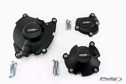 Puig Kit 3 Caps Engine Cover Yamaha Mt-10 16'- C/Black - Duell MP varaosat ja tarvikkeet - 99182 - 1