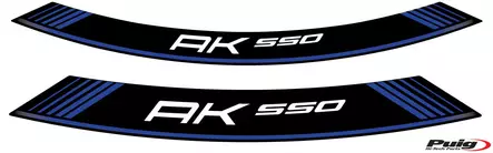 Puig Kit 8 Rim Strips Kymco Ak550 C/Blue - Duell MP varaosat ja tarvikkeet - 90882 - 1