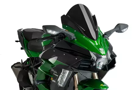 Puig Racing Screen Kawasaki Ninja H2 Sx 18' C/Black - Duell MP varaosat ja tarvikkeet - 90172 - 1