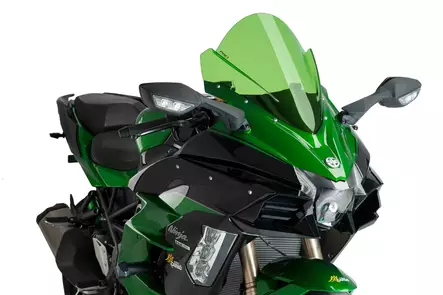 Puig Racing Screen Kawasaki Ninja H2 Sx 18' C/Green - Duell MP varaosat ja tarvikkeet - 90262 - 1