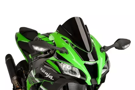 Puig Racing Screen Kawasaki Zx-10R/Rr 16'-18'C/Black - Duell MP varaosat ja tarvikkeet - 91032 - 1