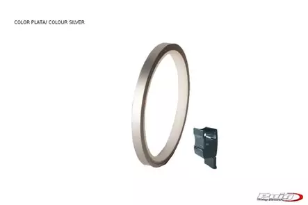 Puig Rim Strip 6 Meters+Aplicator C/Silver - Duell MP varaosat ja tarvikkeet - 93212 - 1