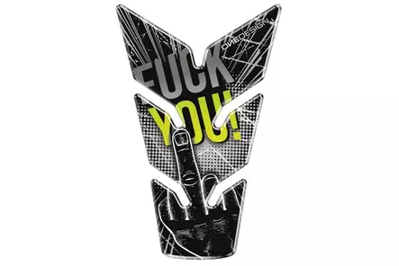 Puig Tank Pad Skull F-You C/Black - Duell MP varaosat ja tarvikkeet - 98592 - 1