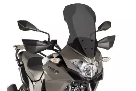 Puig Touring Screen Kawasaki Versys-X 300 17-18'C/Dark - Duell MP varaosat ja tarvikkeet - 90812 - 1