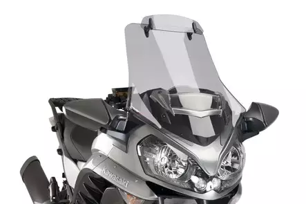 Puig Touring Screen W/Visor Gtr1400/Concours14 17' C/Sm - Duell MP varaosat ja tarvikkeet - 91222 - 1