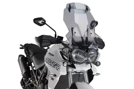 Puig Visor Multi-Adjustable W/Template 325X102Mm C/Smok - Duell MP varaosat ja tarvikkeet - 92732 - 1