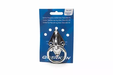 Qvarken Rengaslevy lenkillä 36x58mm - Duell venetarvikkeet - 139432 - 1