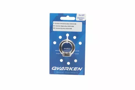 Qvarken Silmukkamutteri AISI316 M6 - Duell venetarvikkeet - 139652 - 1