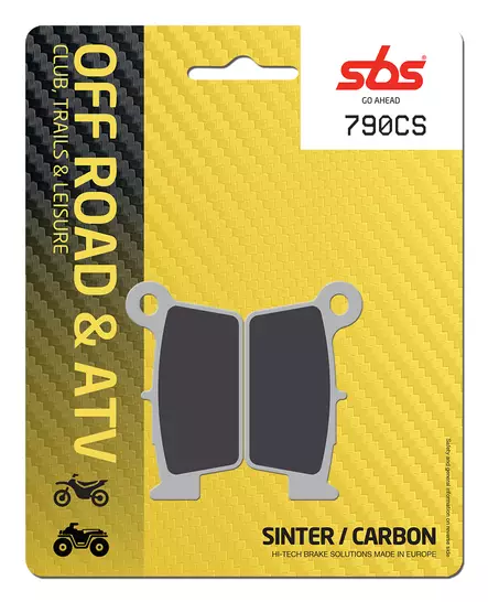 Sbs Jarrupalat Carbon Silver - Duell MP varaosat ja tarvikkeet - 123122 - 1
