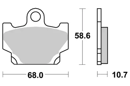 Sbs Jarrupalat Ceramic - Duell MP varaosat ja tarvikkeet - 123362 - 1