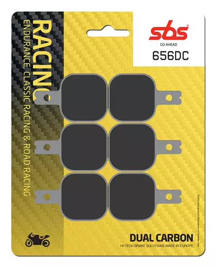 Sbs Jarrupalat Dual Carbon - Duell MP varaosat ja tarvikkeet - 123712 - 1