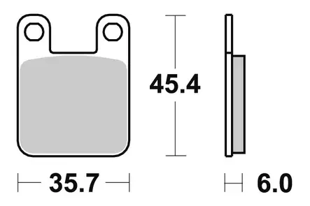 Sbs Jarrupalat Sintered - Duell MP varaosat ja tarvikkeet - 123282 - 1