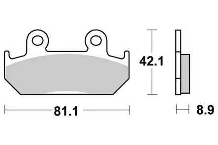 Sbs Jarrupalat Sintered - Duell MP varaosat ja tarvikkeet - 123722 - 1
