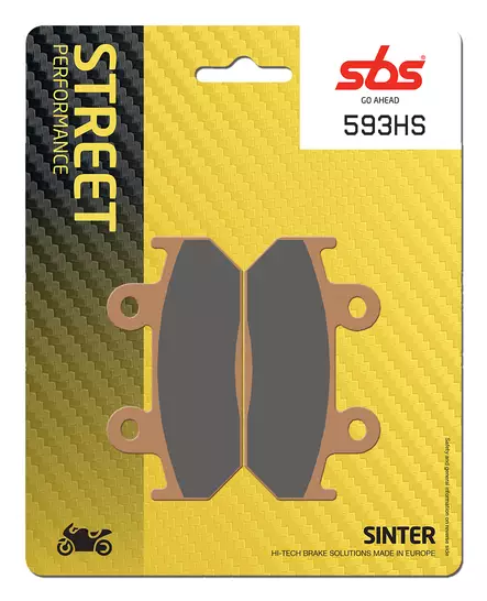 Sbs Jarrupalat Sintered - Duell MP varaosat ja tarvikkeet - 123722 - 1