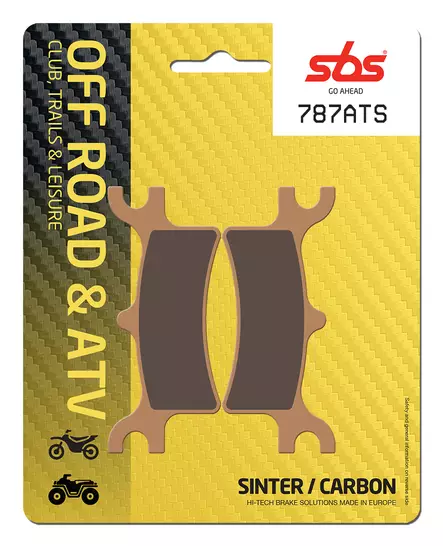 Sbs Jarrupalat Sintered Atv - Duell MP varaosat ja tarvikkeet - 123252 - 1