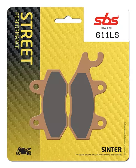 Sbs Jarrupalat Sintered Taakse - Duell MP varaosat ja tarvikkeet - 123842 - 1