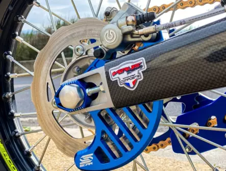 Scar Rear Disc Guard - Sherco - Blue color - Duell MP varaosat ja tarvikkeet - 74772 - 1