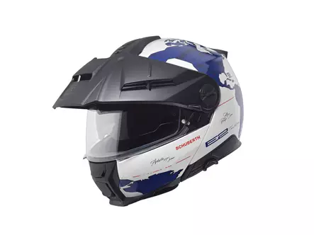 Schuberth Kypärä E2 Atlas valkoinen/sininen, 55 S - Duell ajovarusteet - 65432 - 1