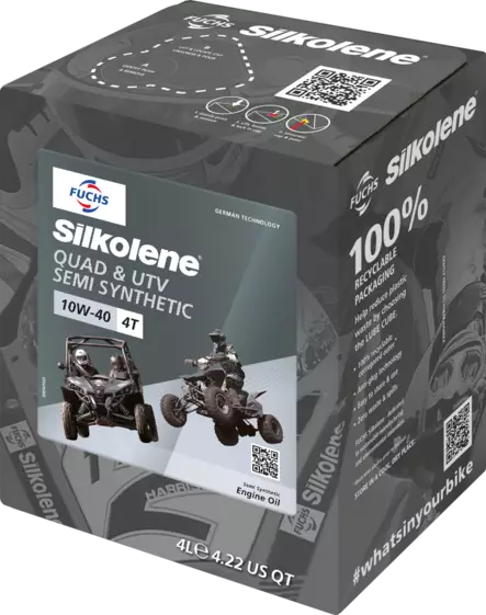 Silkolene Quad ATV 10W-40 4L CUBE (4) - Duell öljyt ja muut nesteet - 62952 - 1