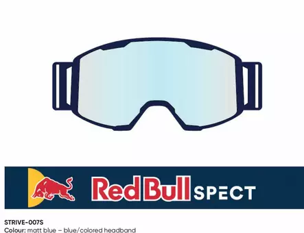 Spect Red Bull Strive MX Goggles Double lens Blue clear - Duell ajovarusteet - 45372 - 1
