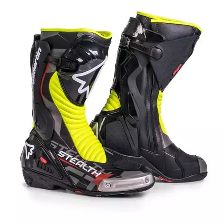 Stylmartin Stealth EVO Musta/Keltainen, 42 - Duell ajovarusteet - 47002 - 1