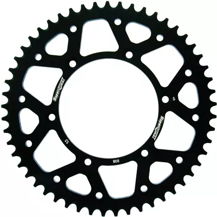 Supersprox Alu Takaratas SU RM125/250/450 Musta 52 - Duell MP varaosat ja tarvikkeet - 118962 - 1